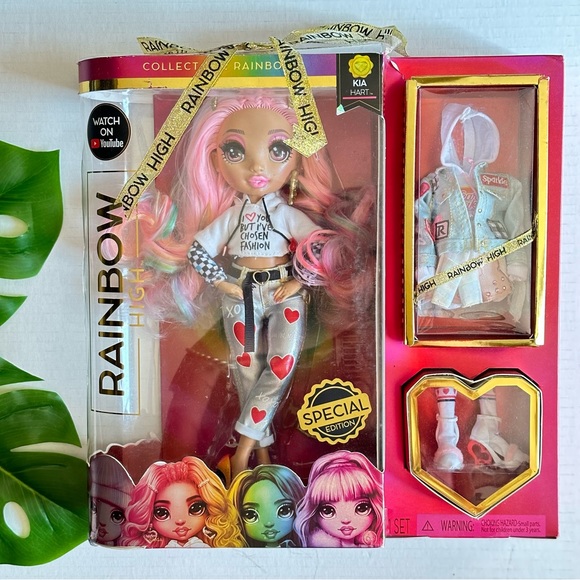 Exclusive Special Valentine’s Edition Rainbow High Kia Hart Fashion Doll NEW - Picture 4 of 8